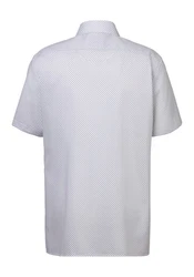 OLYMP Kurzarmhemd Luxor modern fit Grau/Creme/Blau/Weiß