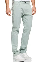Indicode Regular-fit Jeans INGannar Grün/Hellgrün/Hellblau
