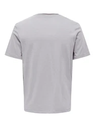 Only & Sons T-Shirt Bale greige/weiß