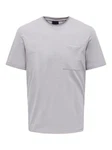 Only & Sons T-Shirt Bale greige/weiß