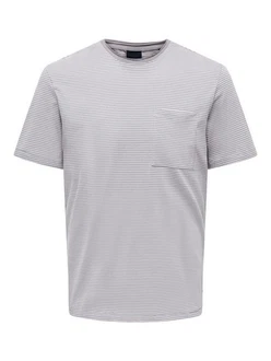 Only & Sons T-Shirt Bale greige/weiß Only & Sons T-Shirt Bale greige/weiß