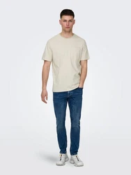 Only & Sons T-Shirt Bale Khaki/Beige