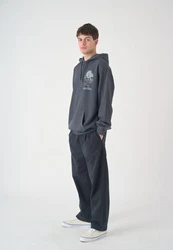 Cleptomanicx Kapuzensweatshirt Mystery grau/dunkelgrau