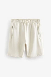 Next Sweatshorts Straight Fit Jersey-Shorts Khaki/Beige