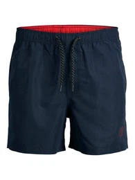 Badeshorts JPSTFIJI JJSWIM SOLID SN LY schmal geschnittene Schwimm-Shorts fr den Strand aus recyceltem Garn