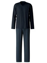 CALIDA Pyjama Special Herren Dunkelblau/Blau