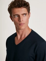 CALIDA Pyjama Special Herren Dunkelblau/Blau