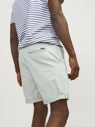 Jack & Jones Stoffhose JPSTBOWIE JJSHORTS SOLID SN Khaki/Grün/Hellgrün