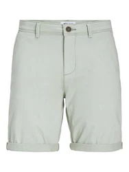 Jack & Jones Stoffhose JPSTBOWIE JJSHORTS SOLID SN Khaki/Grün/Hellgrün