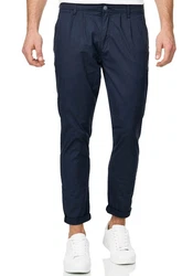 Indicode Chinos INFjern Dunkelblau/Hellblau