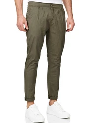 Indicode Chinos INFjern Khaki/Dunkelgrün