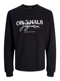 Sweater JORARUBA AOP BRANDING SWEAT CREW NECK