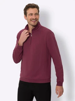 Sieh an! Sweater Sweatshirt Dunkelrot/Bordeaux