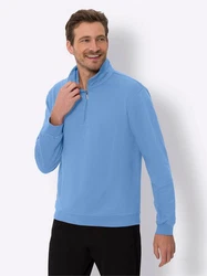 Sieh an! Sweater Sweatshirt Hellblau/Blau