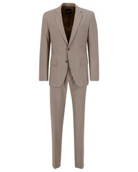 BOSS Anzug HUGE Slim Fit Beige/Braun/Grau/Khaki