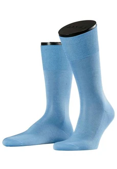 FALKE Socken No. 9 Pure Fil d'Ecosse (1-Paar) Hellblau/Blau FALKE Socken No. 9 Pure Fil d'Ecosse (1-Paar) Hellblau/Blau
