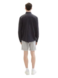 TOM TAILOR Denim Chinoshorts Grau/Beige/Hellgrau