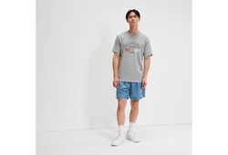 Ellesse T-Shirt mit Logodruck Grau/Braun/Hellblau