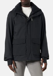 Colmar Outdoorjacke Sapporo-Rec (1-St) Schwarz/Dunkelgrau