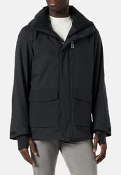 Colmar Outdoorjacke Sapporo-Rec (1-St) Schwarz/Dunkelgrau/Grau