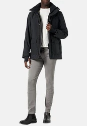 Colmar Outdoorjacke Sapporo-Rec (1-St) Schwarz/Dunkelgrau/Grau