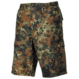 Outdoorhose US Bermuda, BDU, flecktarn, mit Seitentaschen