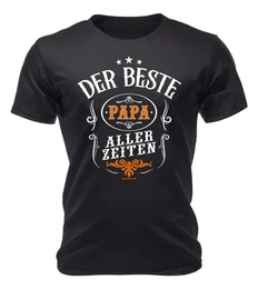 T-Shirt fr Mnner zum Geburtstag oder Vatertag - bester Papa aller Zeiten