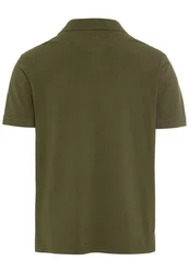 camel active Herren Piqué Poloshirt Dunkelgrün/Khaki