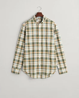 Gant Kurzarmshirt REG COTTON LINEN CHECK SHIRT Gant Kurzarmshirt REG COTTON LINEN CHECK SHIRT