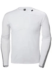 Helly Hansen T-Shirt Lifa Crew Weiß/Creme/Grau