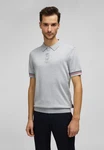 HECHTER PARIS Poloshirt Grau/Hellgrau