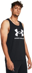 Under Armour Tanktop UA SPORTSTYLE LOGO TANK schwarz