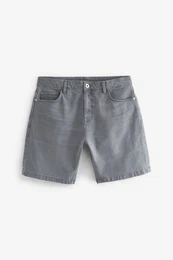 Jeansshorts Stckgefrbte Denimshorts (1-tlg)
