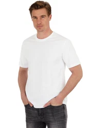 Trigema T-Shirt Weiß/Creme