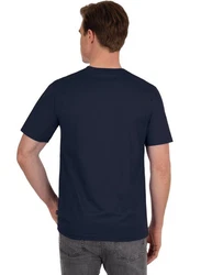 Trigema T-Shirt Dunkelblau/Blau