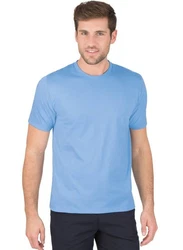 Trigema T-Shirt Hellblau/Blau