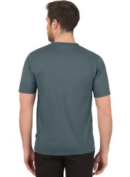 Trigema T-Shirt TRIGEMA V-Shirt DELUXE Dunkelblau/Grau/Dunkelgrau/Hellblau/Blau