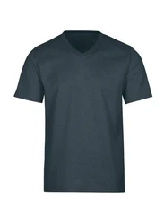 Trigema T-Shirt TRIGEMA V-Shirt DELUXE Dunkelblau/Grau/Dunkelgrau/Hellblau/Blau