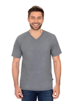 Trigema T-Shirt TRIGEMA V-Shirt DELUXE 