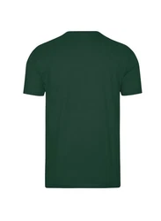 Trigema T-Shirt TRIGEMA V-Shirt DELUXE Dunkelgrün/Grün