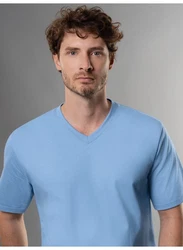 Trigema T-Shirt TRIGEMA V-Shirt DELUXE 