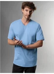 Trigema T-Shirt TRIGEMA V-Shirt DELUXE 