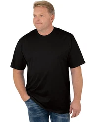 Trigema T-Shirt TRIGEMA T-Shirt DELUXE Schwarz