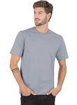 Trigema T-Shirt TRIGEMA T-Shirt DELUXE grau