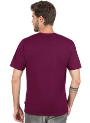 Trigema T-Shirt TRIGEMA T-Shirt DELUXE Dunkelrot/Lila/Rosa
