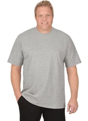 Trigema T-Shirt TRIGEMA T-Shirt DELUXE Grau/Hellgrau