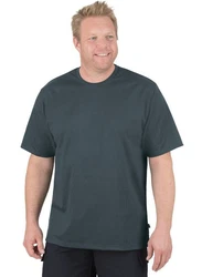 Trigema T-Shirt TRIGEMA T-Shirt DELUXE Dunkelblau/Grau/Dunkelgrau