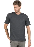 Trigema T-Shirt TRIGEMA T-Shirt DELUXE Dunkelgrau/Grau/Dunkelblau/Hellgrau