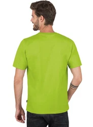 Trigema T-Shirt TRIGEMA T-Shirt DELUXE Grün/Neonfarben/Türkis