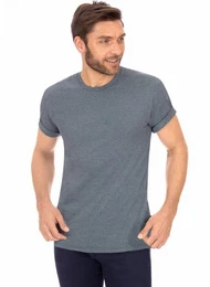 T-Shirt T-Shirt DELUXE Baumwolle (1-tlg)